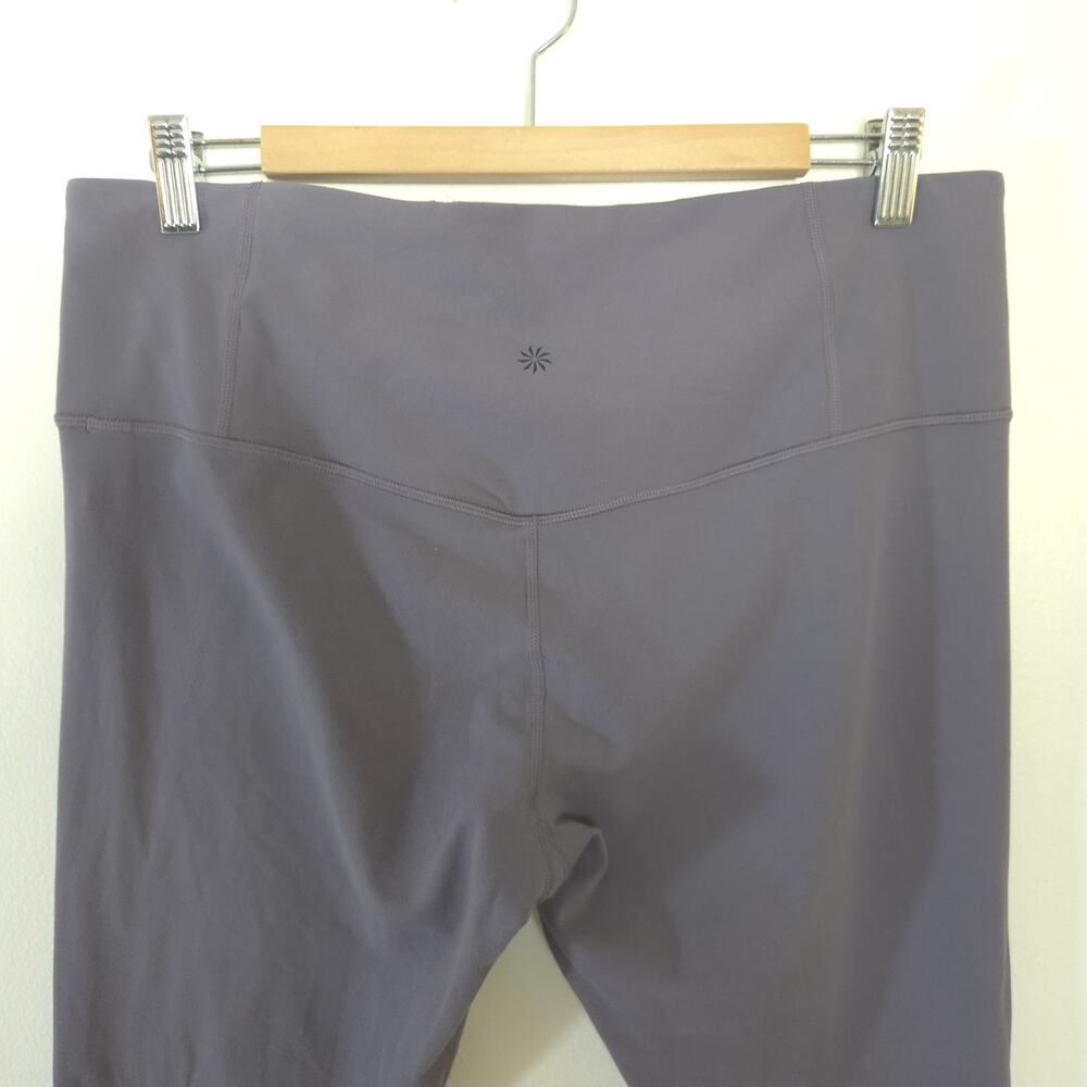 Athleta Elation Laser Cut Tight Leggings XL Dusty Purple Cropped - Picture 5 of 12